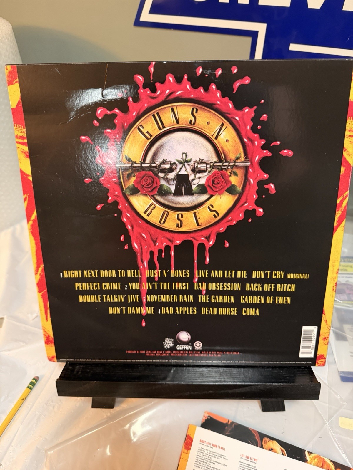Guns N’ Roses ‎– Use Your Illusion I- Hard Rock, Heavy Metal, US, 1991 GEF-24415