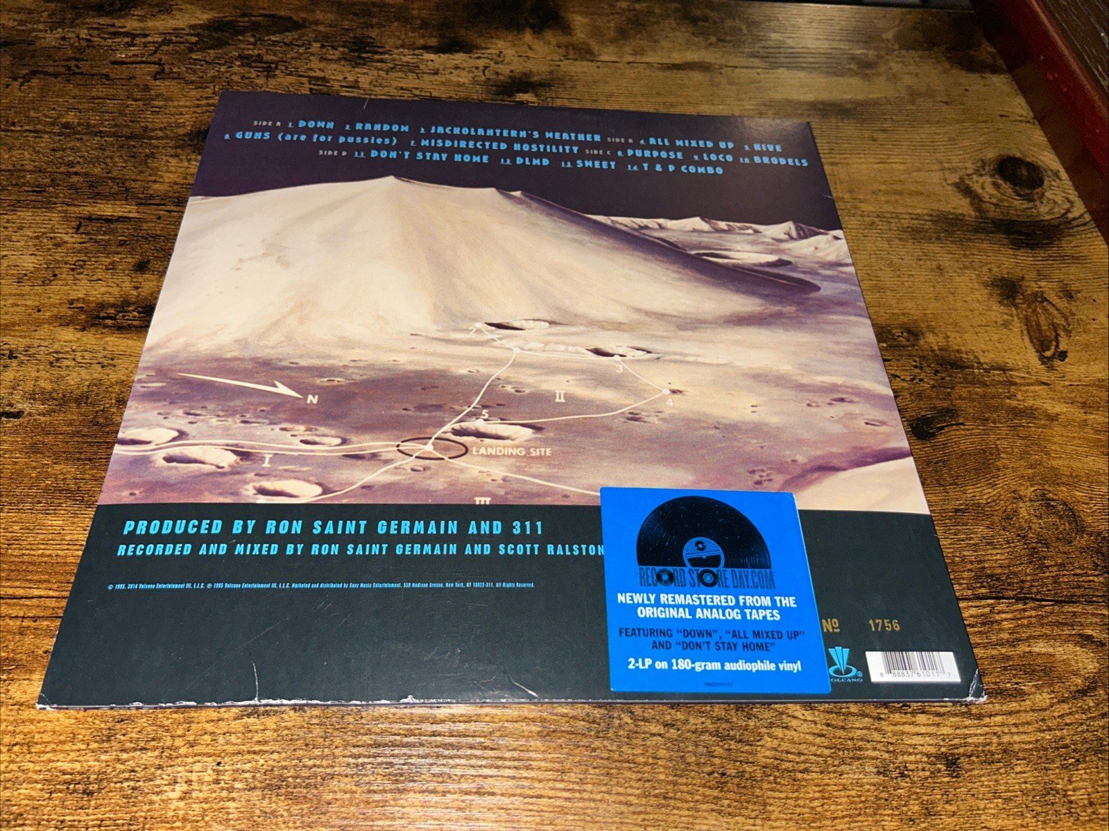 311 by 311(Blue Album,1995) (180g Audiophile 2x Vinyl Record, 2014)remastered