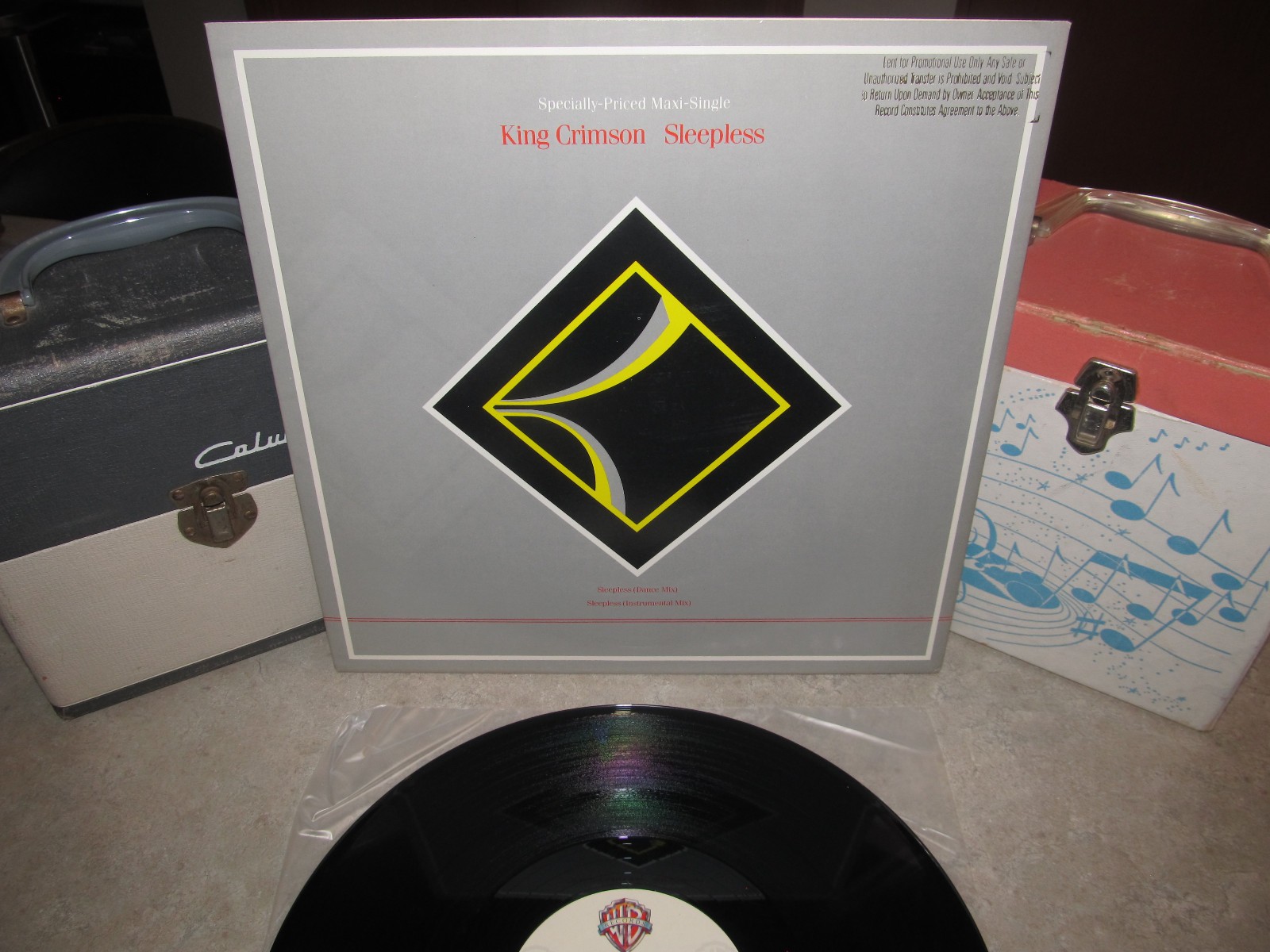 KING CRIMSON “SLEEPLESS” 12 INCH MAXI SINGLE WARNER BROS. 0-20193 NM/NM