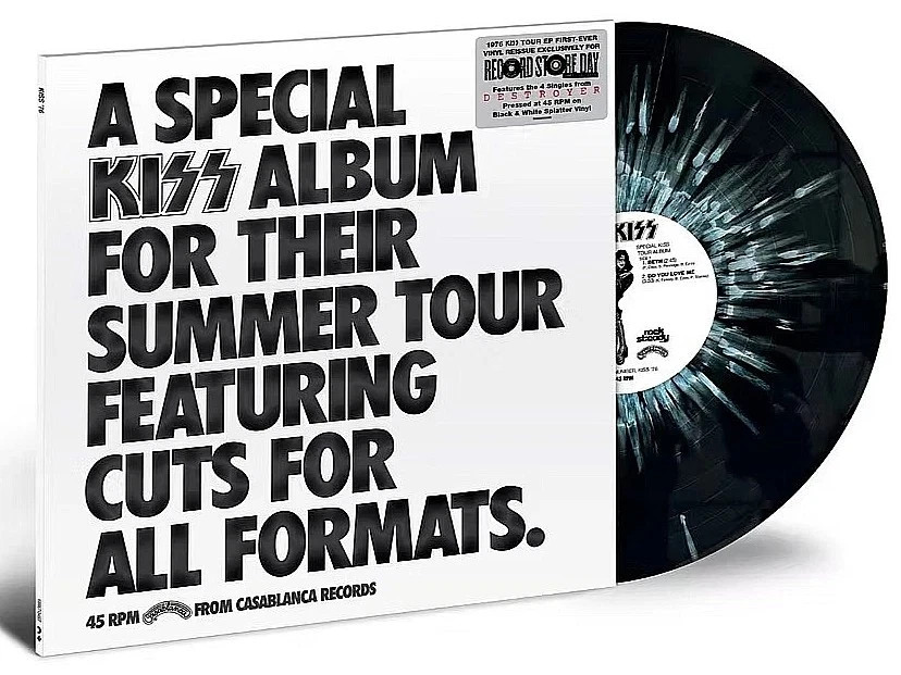 Kiss – A Special KISS Tour RSD Exclusive, Extended Play, 45 RPM, Colored LP NEW