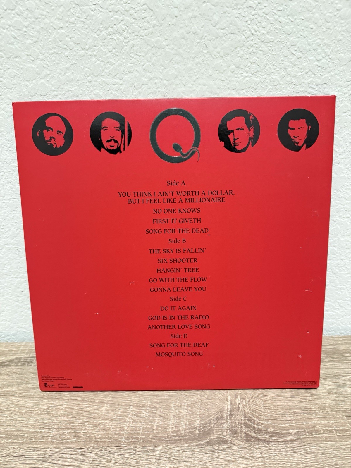 Songs for the Deaf by Queens of the Stone Age (2019 Reissue) Red/Black Marble