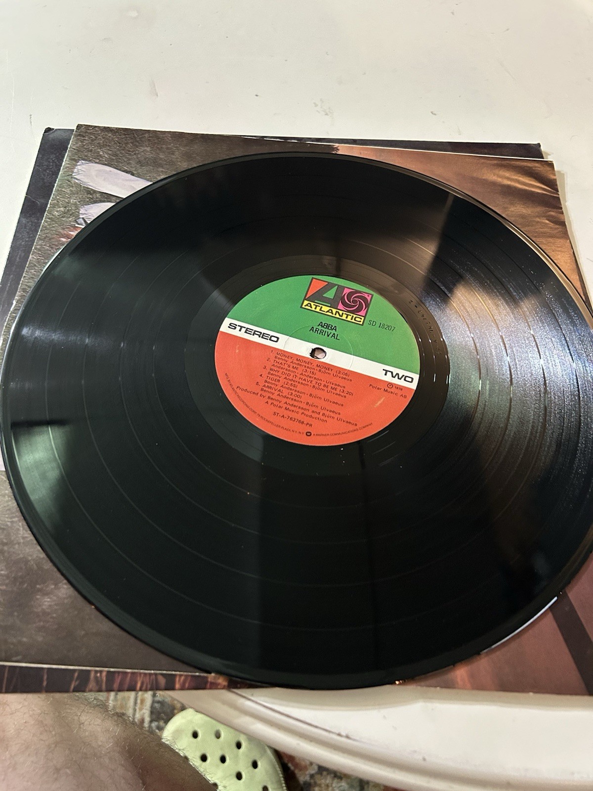 ABBA Arrival Atlantic Records SD 18207 1976 1st Press Vinyl LP Album