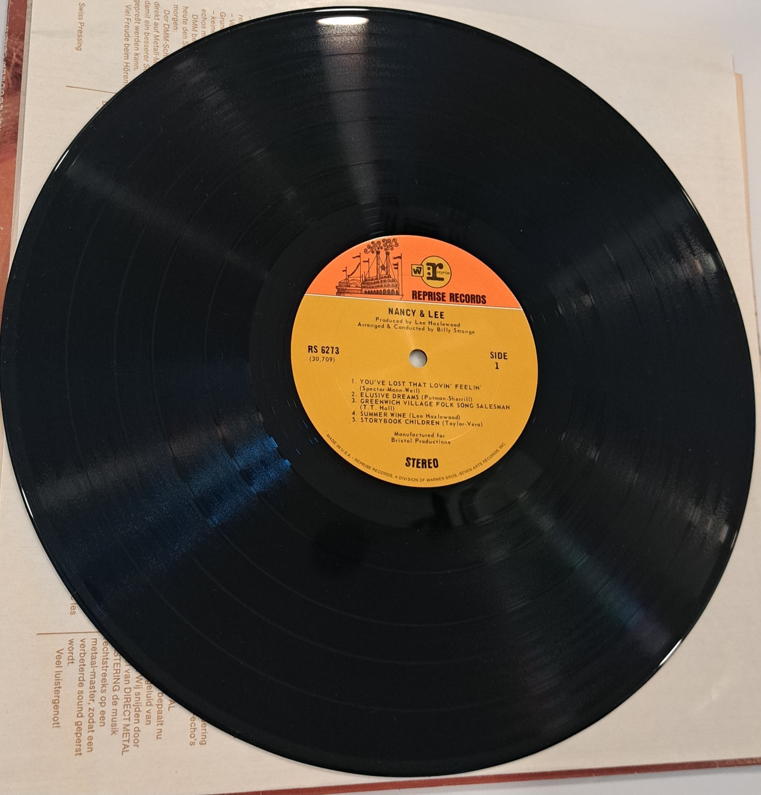 Nancy & Lee – Nancy Sinatra Lee Hazlewood LP Vinyl Record Reprise RS 6273 EX