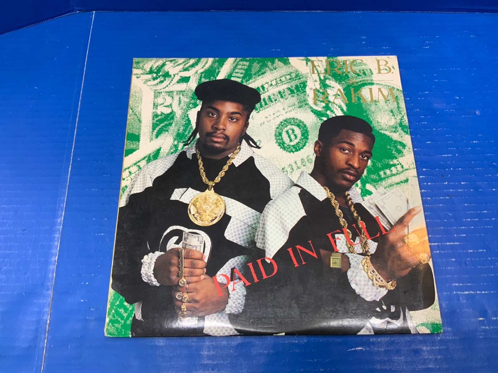 1987 Eric B. & Rakim paid in full album vinyl record