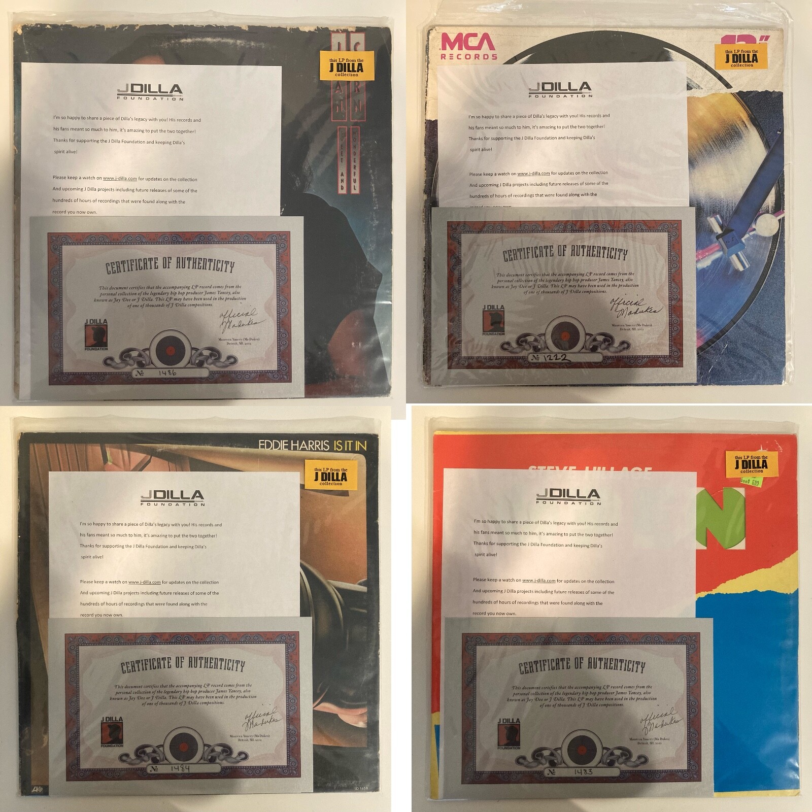 1x LP from a lot of 50 – J Dilla Foundation / James Dewitt Yancey’s Collection