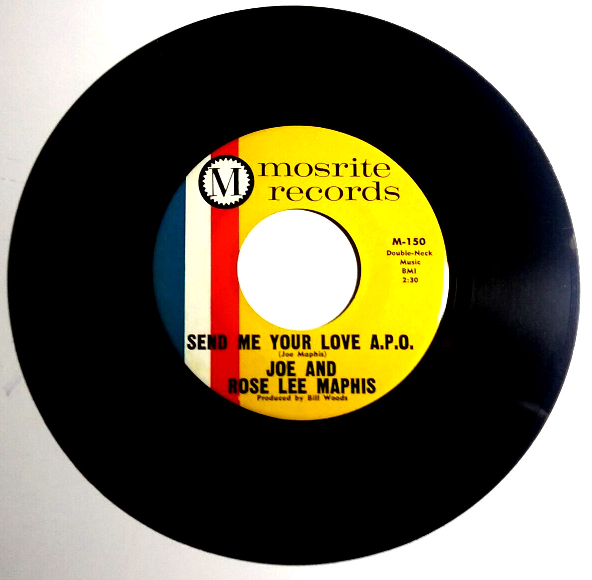 JOE & ROSE LEE MAPHIS – Send Me Your Love APO / Write Him A Letter – Vinyl 45rpm