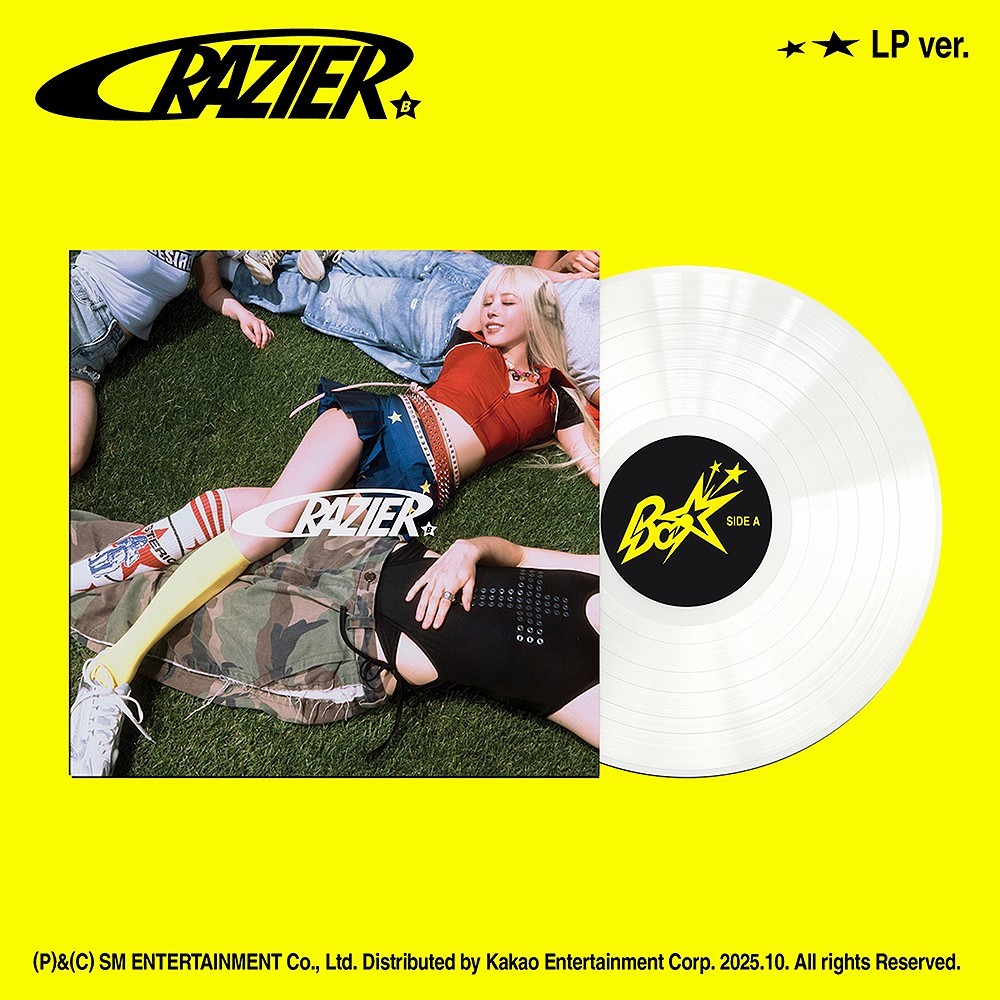 BOA [CRAZIER] 11th Album LP Ver/Vinyl+Booklet+10 Mini Poster K-POP SEALED