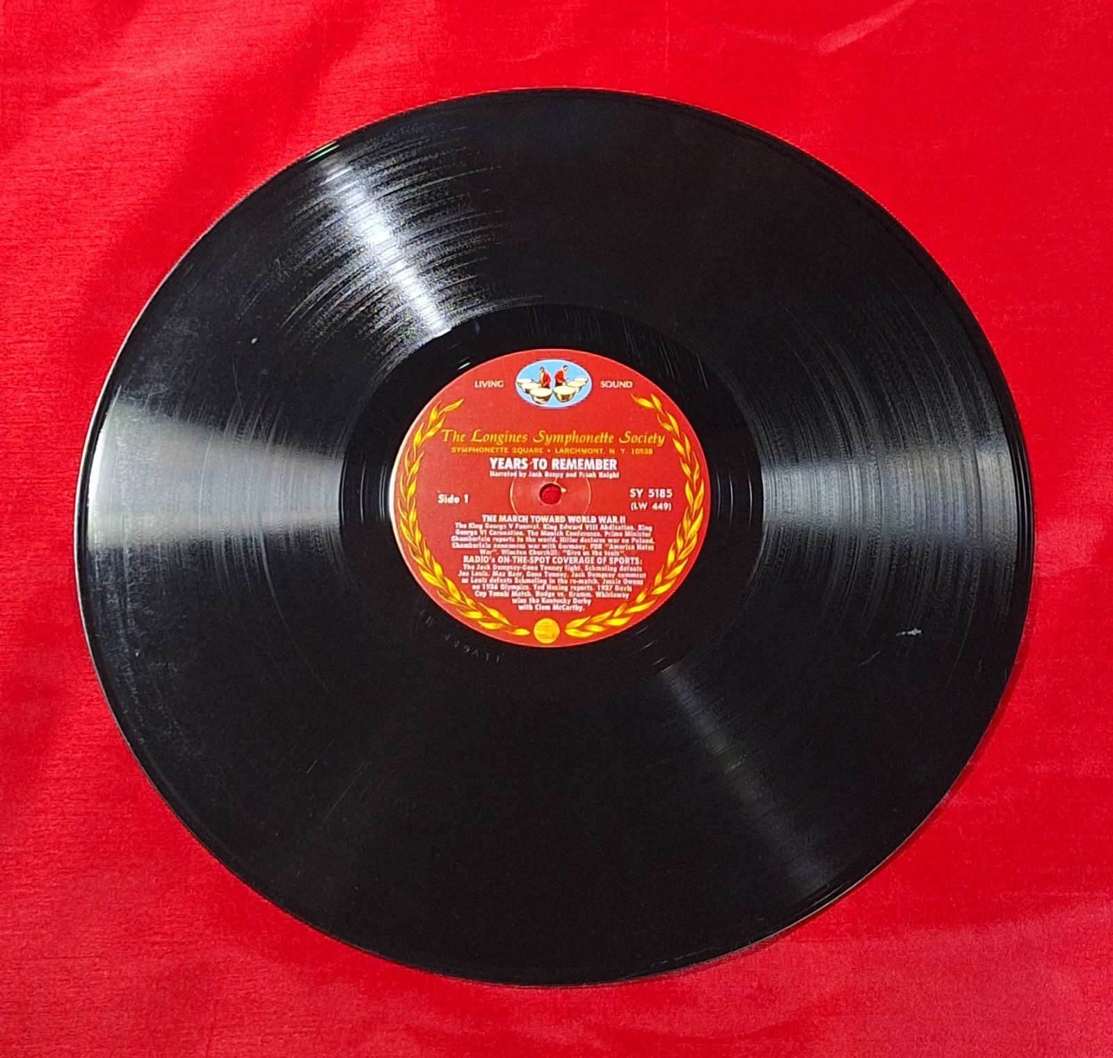 The Years To Remember ~ 1966 Vinyl, LP SY5185 Longines Symphonette PLAYS GREAT