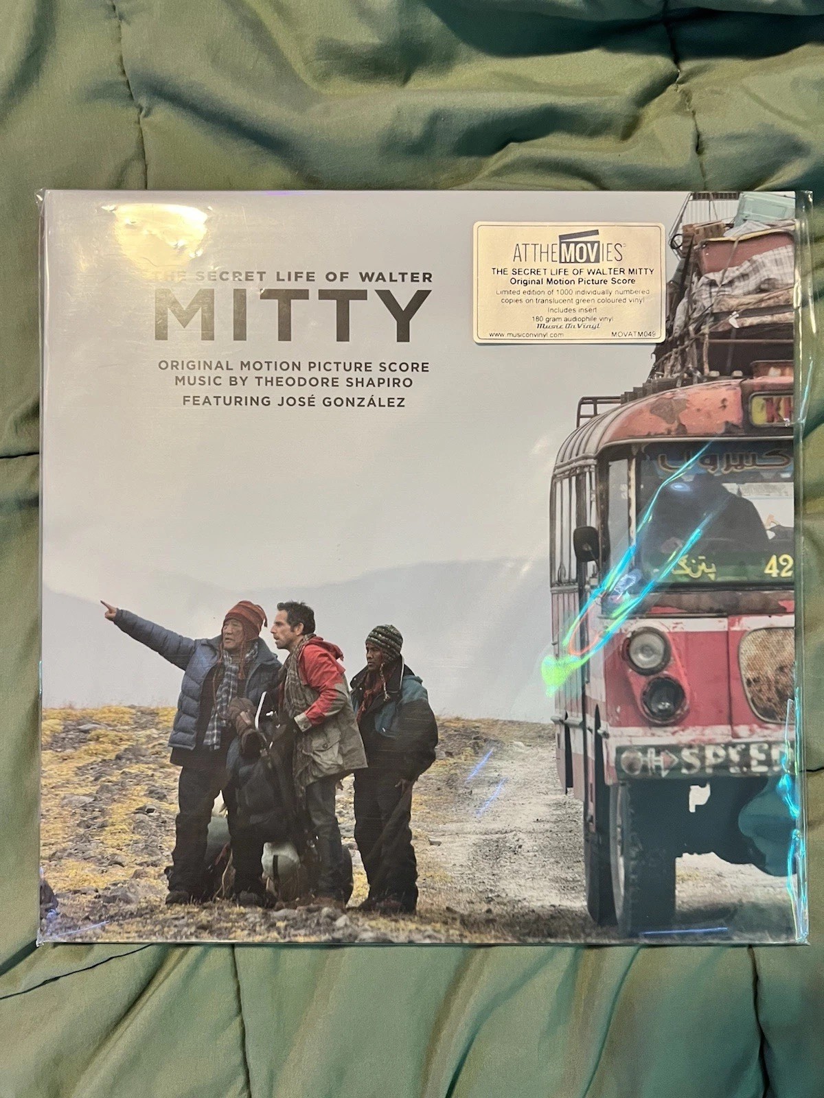“The Secret Life of Walter Mitty” Limited Edition Translucent Green Vinyl