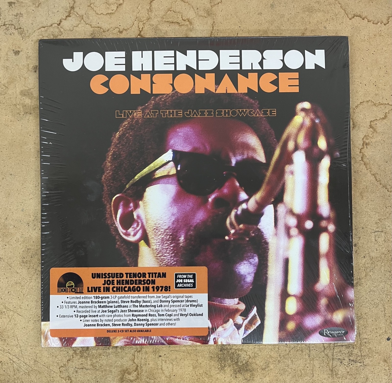JOE HENDERSON CONSONANCE LIVE JAZZ SHOWCASE 1978 CHICAGO 3 LP VINYL NEW RSD 26