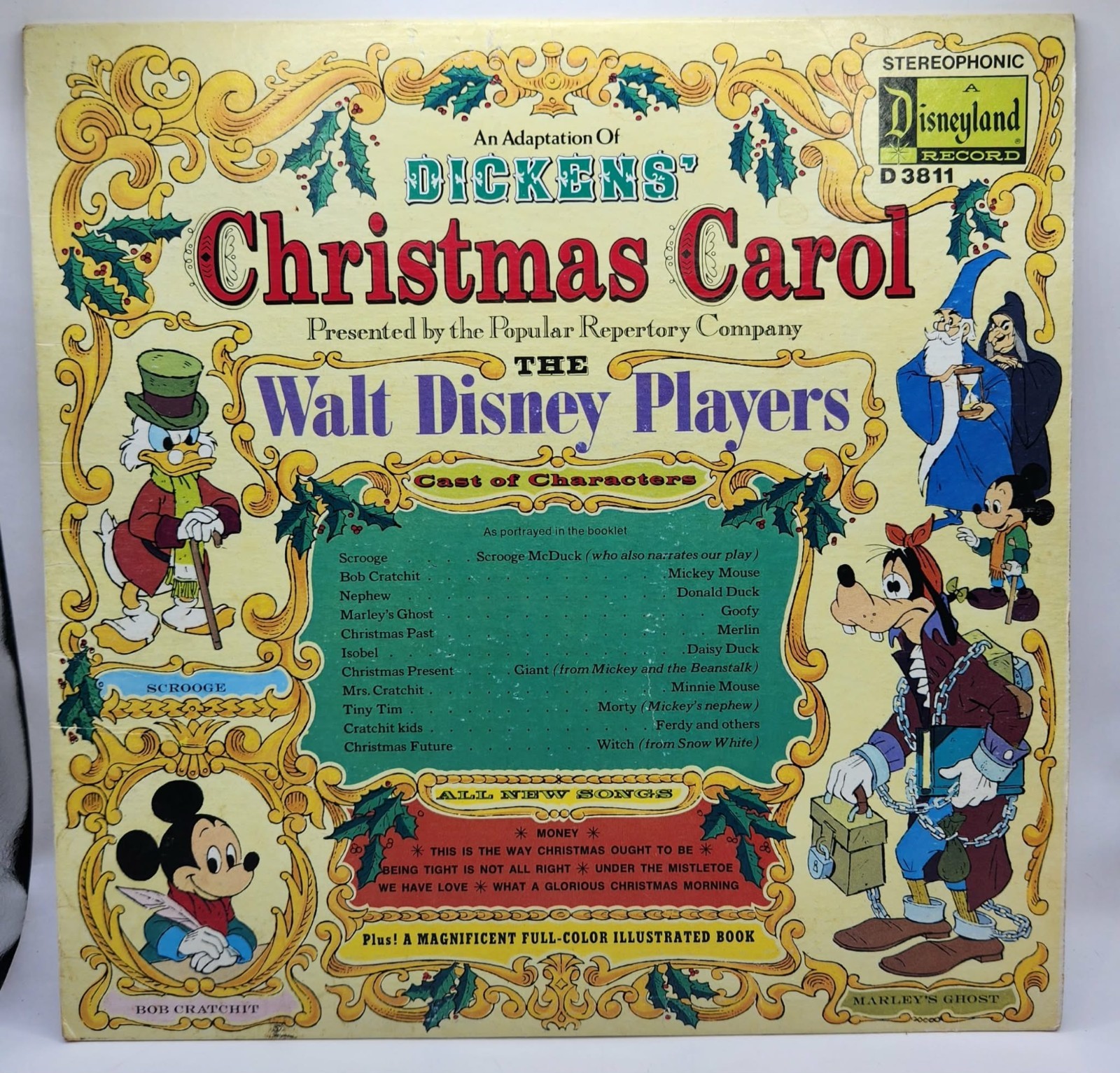 Vintage 33 RPM The Walt Disney Players Disneyland Dickens’ Christmas Carol