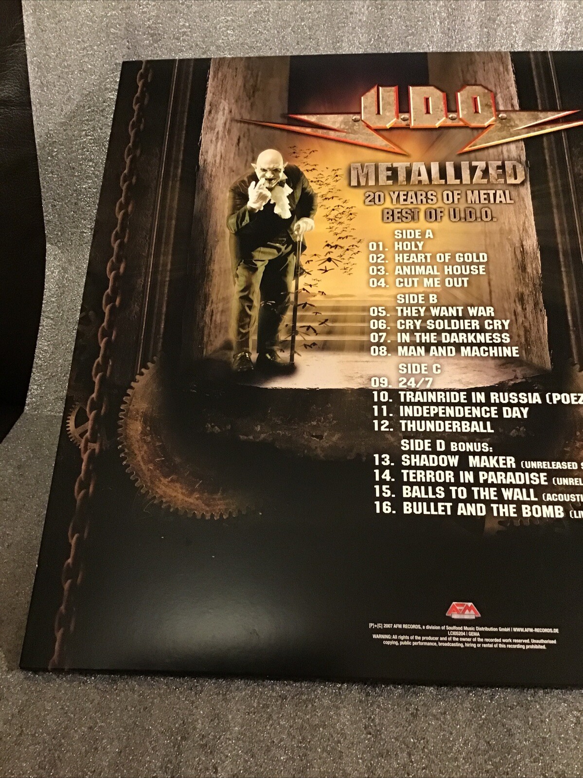 Vinyl Records – U.D.O.- Metallized- Limited Edition Dark Green,New,signed