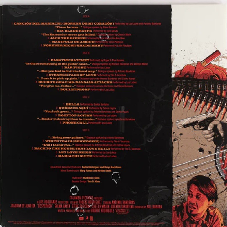 DESPERADO Movie Soundtrack 2LP color Vinyl RSD Limited Edition NEVER PLAYED