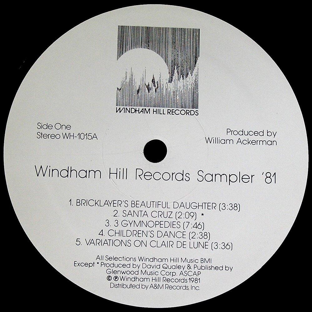 2 WINDHAM HILL RECORDS SAMPLER LPs ’81 & ’86 EXCELLENT Translucent Vinyl