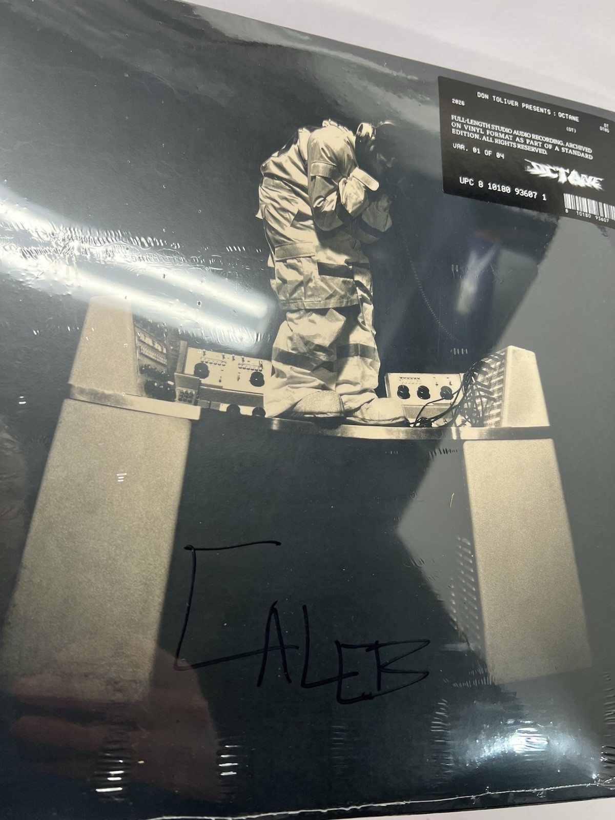 Don Toliver Octane Signed ✍️ Autographed COVER 2LP Black Vinyl Limited NEW