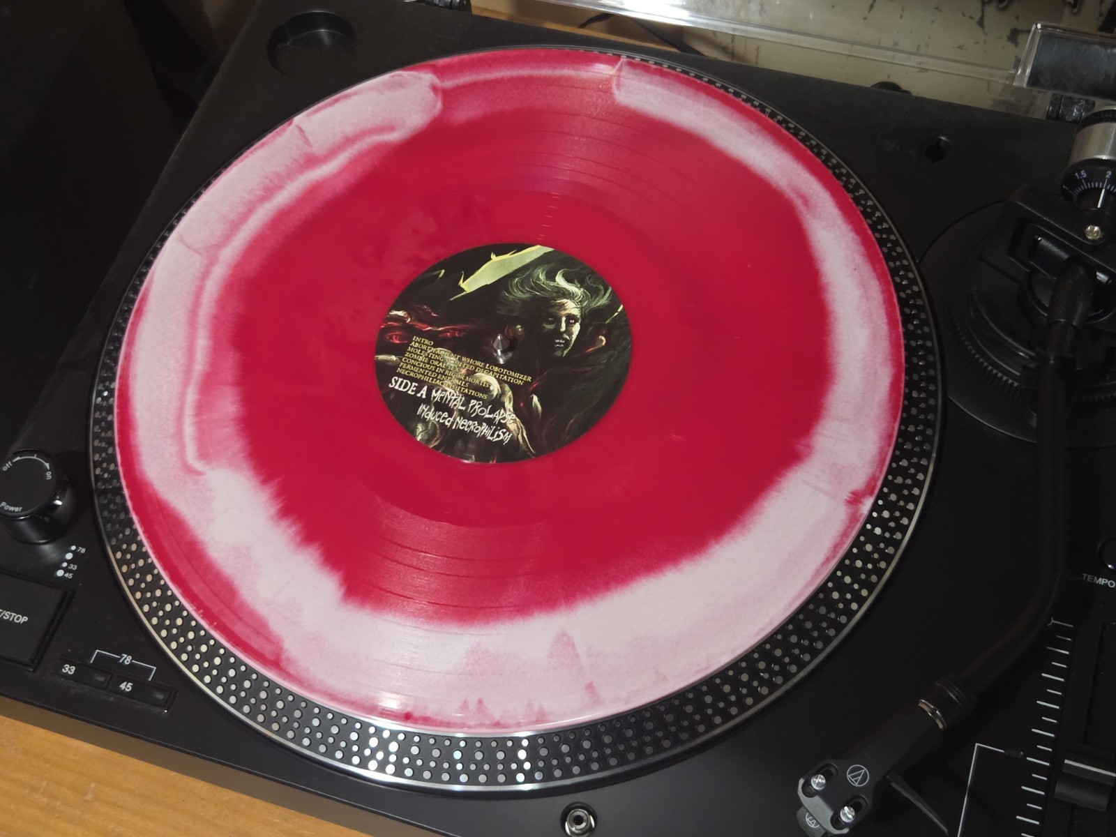 Putridity – Mental Prolapse Induced Necrophilism Vinyl Record Willowtip 2018