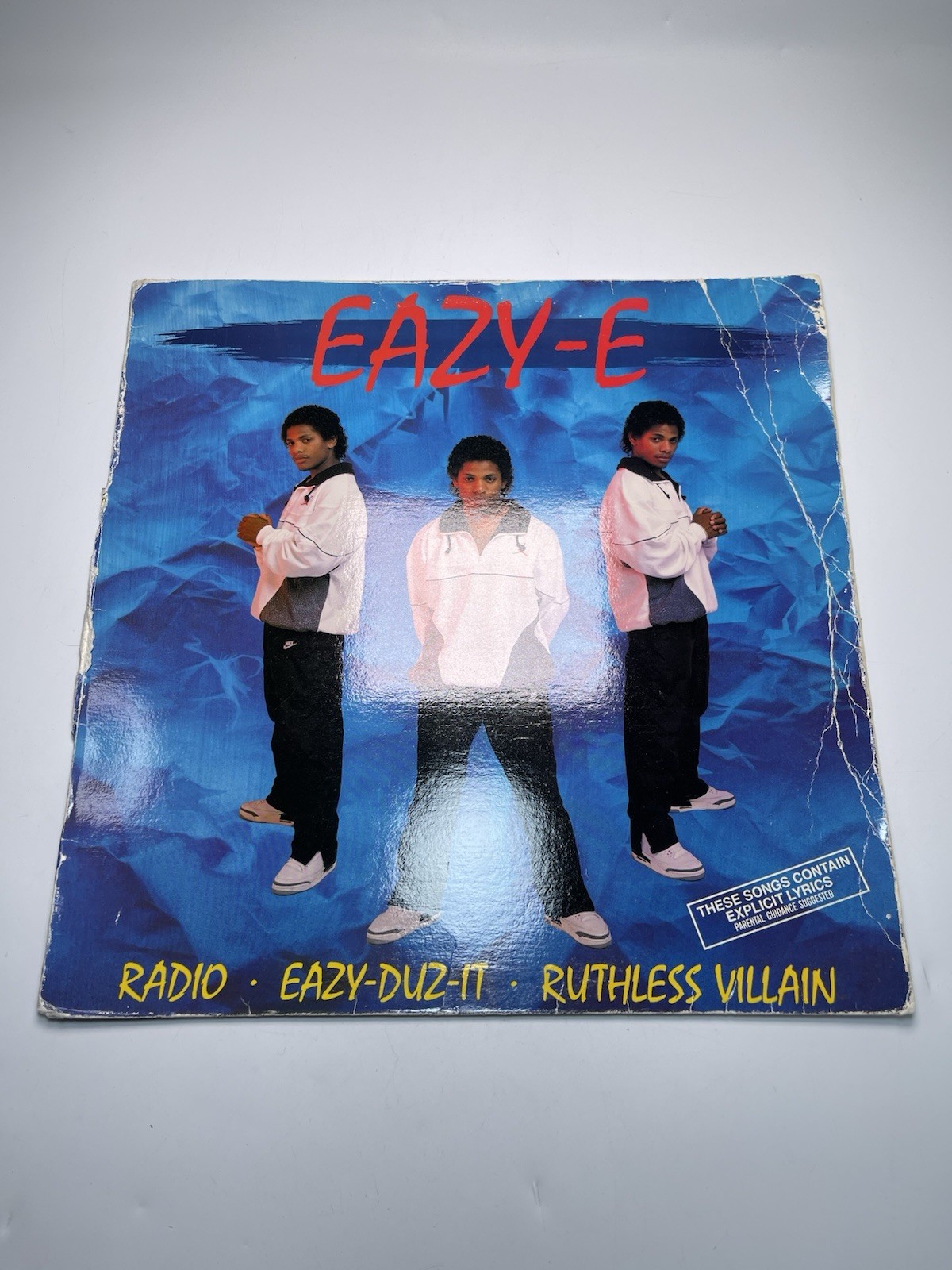 EAZY-E: Eazy-Duz-It 12″ Vinyl Record EP w/ Radio +Ruthless Villain 1988 P-3