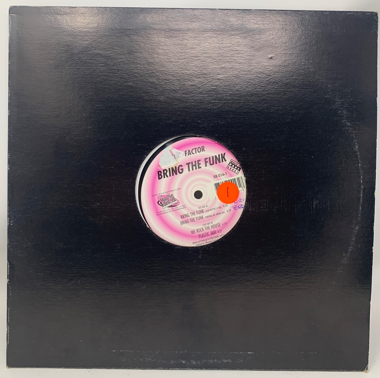 TRIP FACTOR – Bring the Funk 1997 STREETBEAT 12″ vinyl EXC NM/VG COND