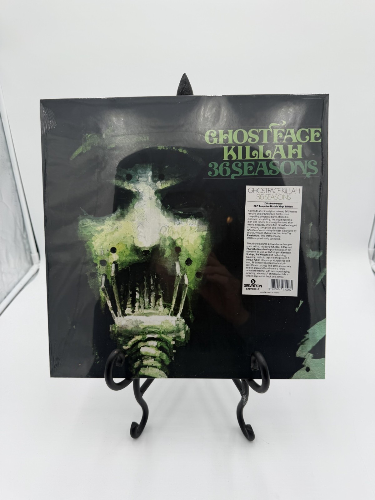 Ghostface Killah 36 Seasons 10th Anniversary Turquoise Marble 2LP Vinyl Sealed