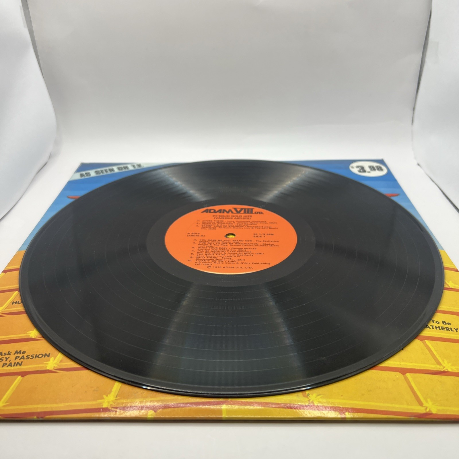20 SOLID GOLD HITS VARIOUS ARTISTS RECORD ALBUM