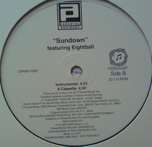 Parental Advisory Featuring Eightball , Sundown, (12″, Promo), NM or M-, 4106319