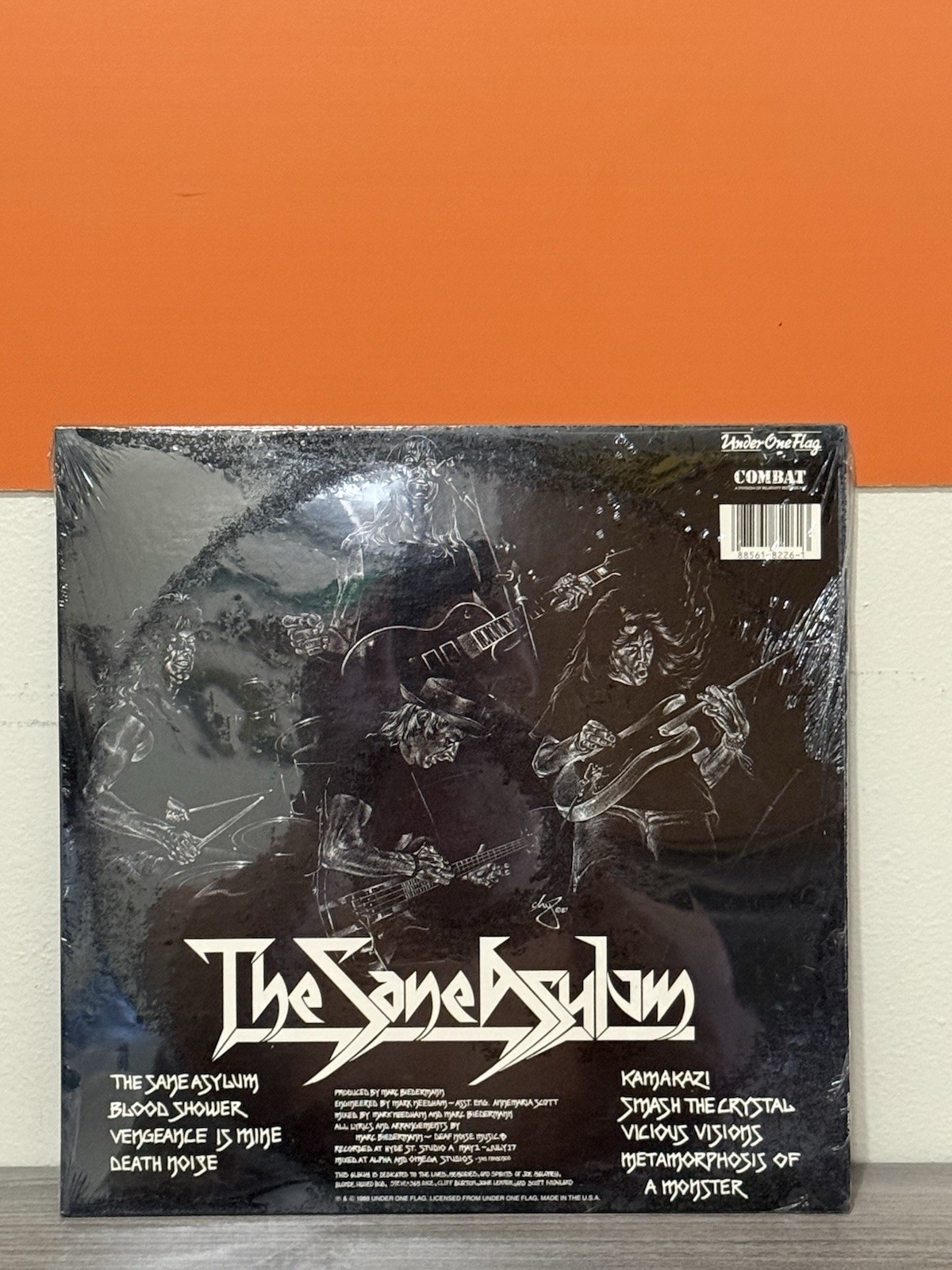 The Sane Asylum Blind Illusion Sealed Vinyl From 1988 LP Record