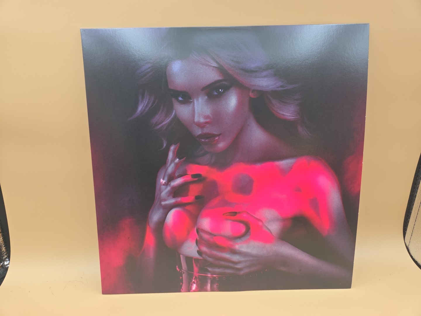 Chase Icon Domination LP Clear Hot Pink & Black Splatter /500 graffiti records