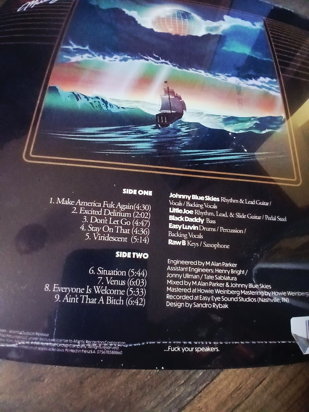 Johnny Blue Skies Vynil Mutiny After Midnight Kuh’Caine White Sturgill Simpson