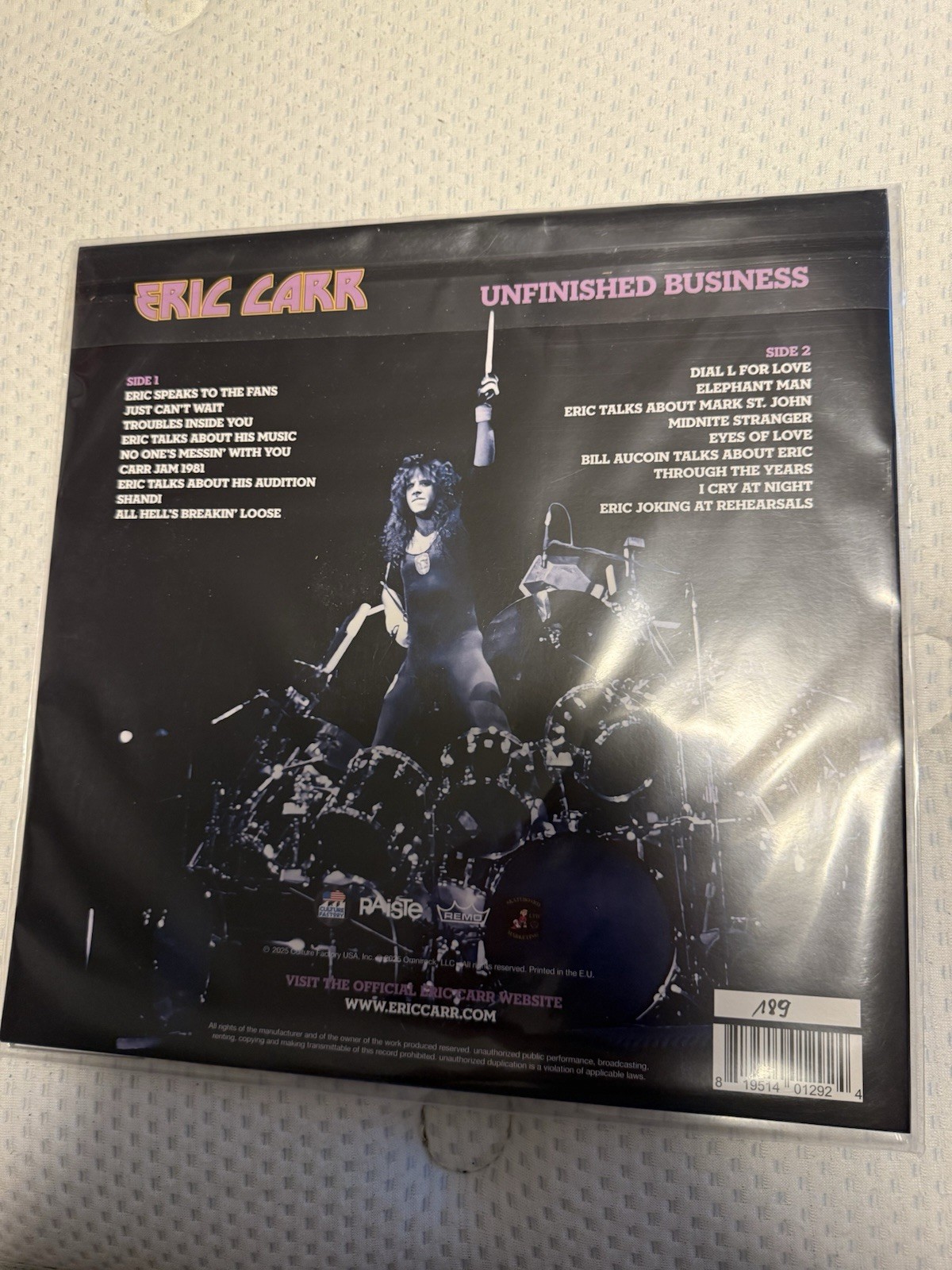 KISS RSD 2025 Liquid Filled Hand Numbered Lot Of 2 Orange And Blue Eric Carr