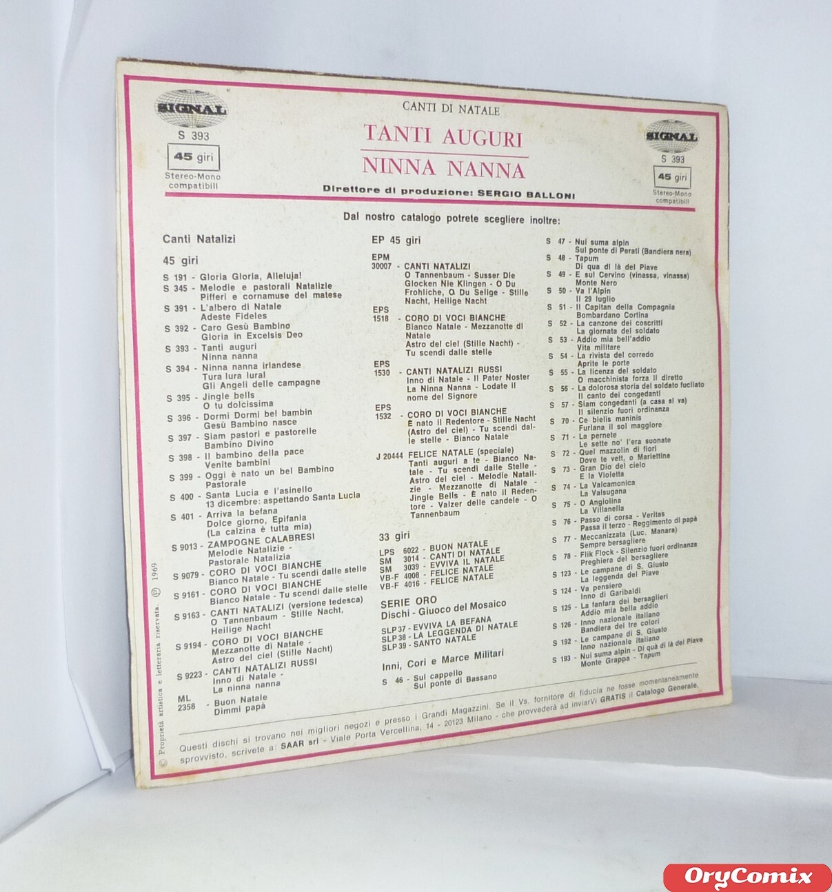 Happy Birthday – Lullaby – Christmas Songs – Vinyl 7″ 45 RPM Excellent