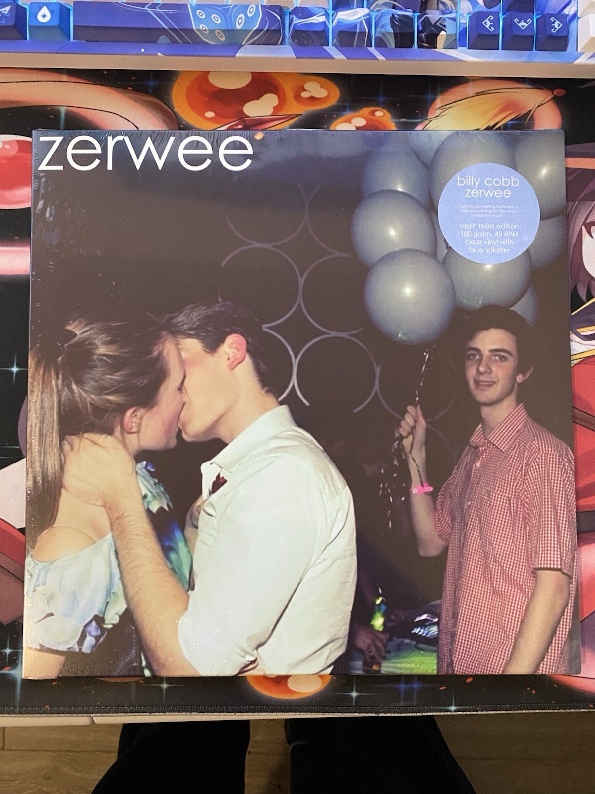 Billy Cobb – Zerwee Virgin Tears Clear With Blue Splatter Limited Edition Sealed