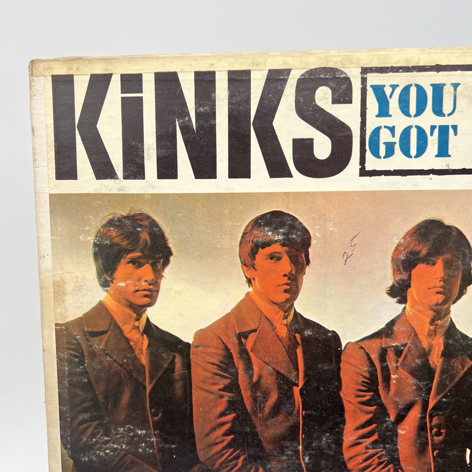 THE KINKS, YOU REALLY GOT ME, LP, REPRISE 6143 MONO ORIGINAL FIRST PRESSING 1965