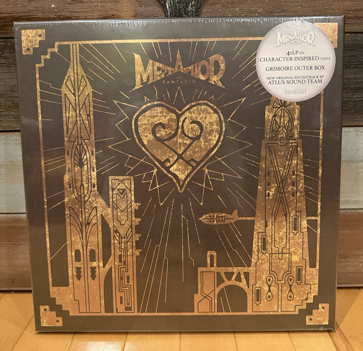 New iam8bit Atlus Sound Team Metaphor Refantazio 4xLP Original Vinyl Soundtrack