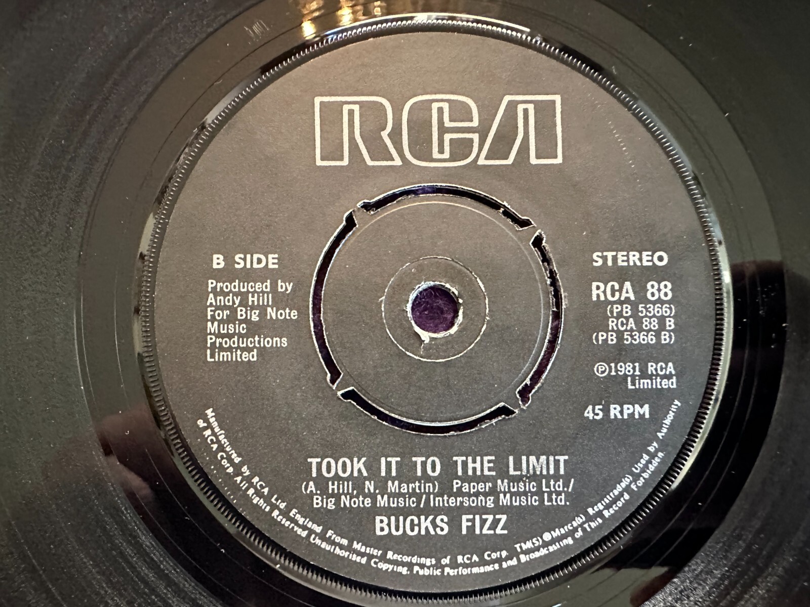 6x UK Lot 45 BUCKS FIZZ Rules Of / Run For / My Camera / The Land of / Piece of