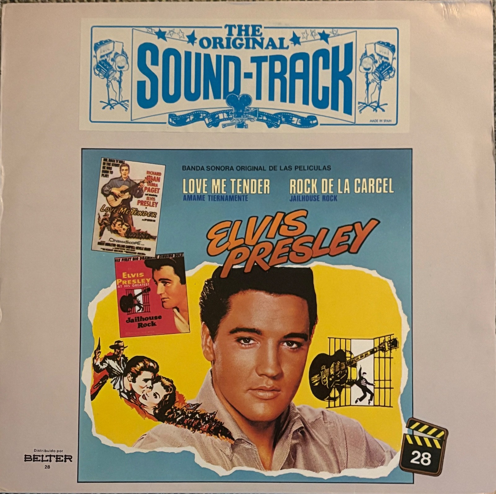 Elvis Presley LP, Love Me Tender/Jailhouse Rock, Spain Release NM!