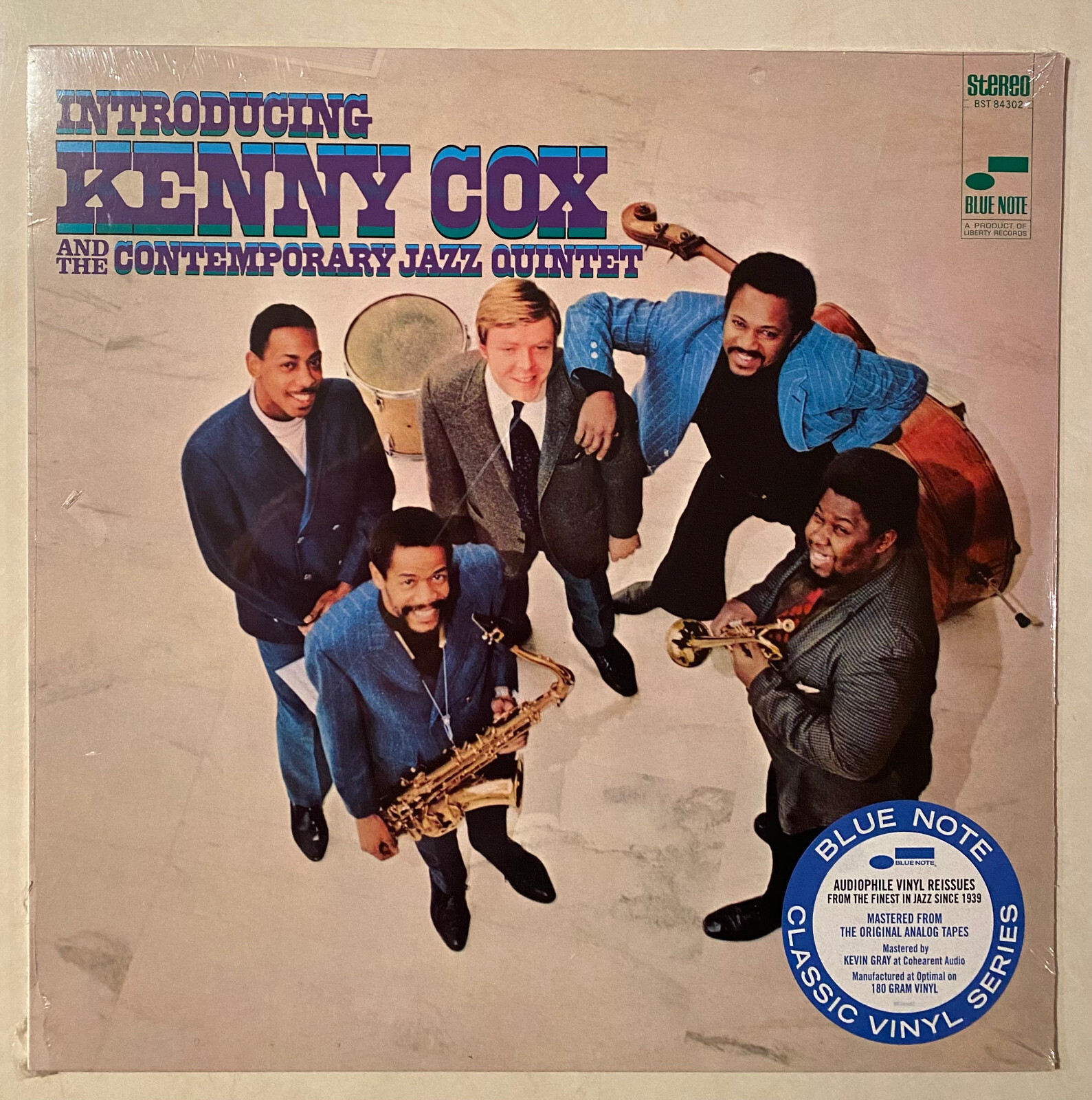 Introducing KENNY COX Contemporary Jazz Quintet 180 gram Blue Note SEALED LP
