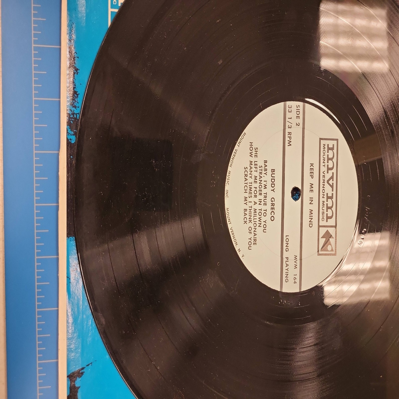 Buddy Greco Keep Me In Mind Vinyl LP MVM 164 Mount Vernon Music Jazz Pop Vocal