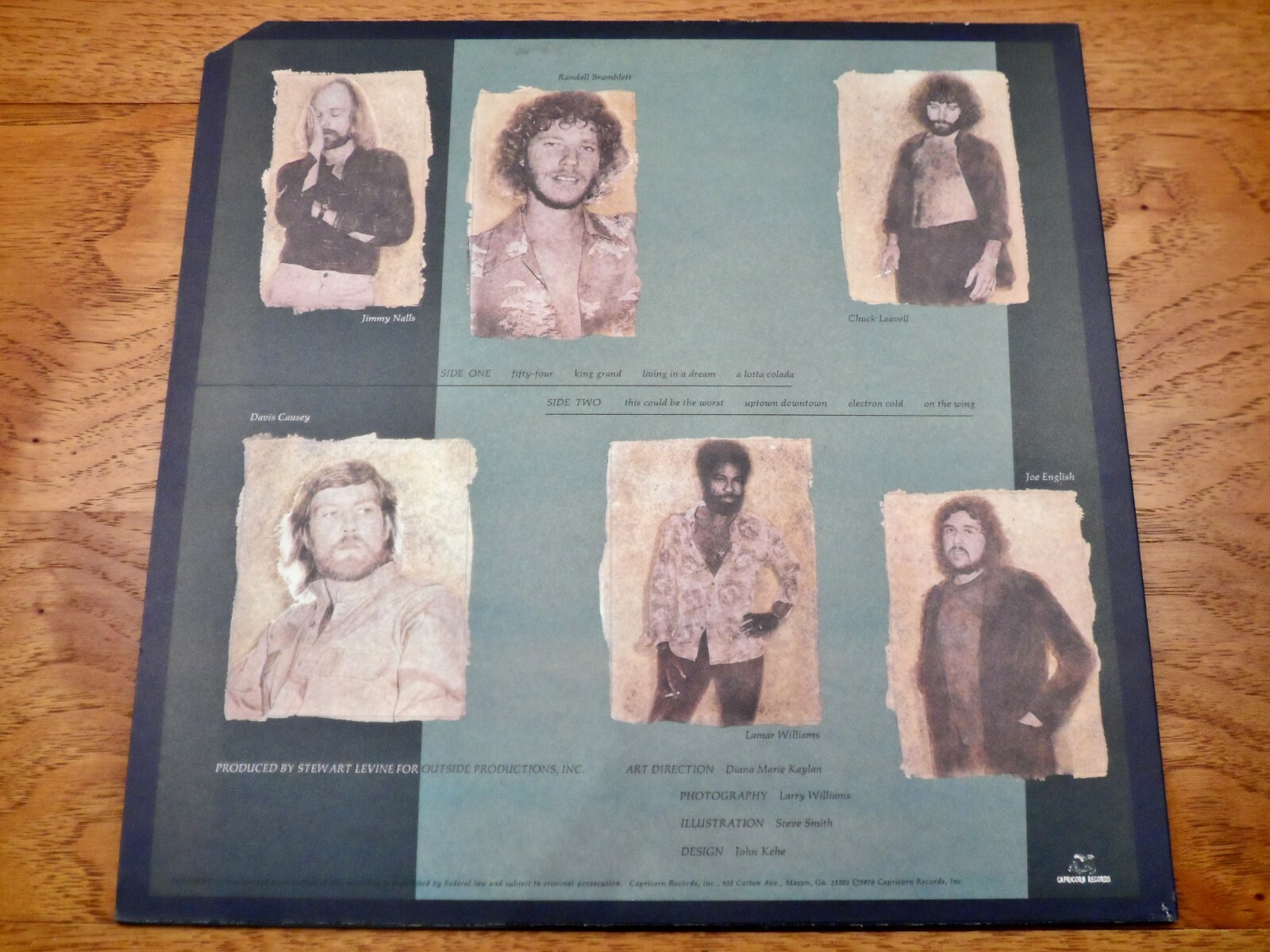 Sea Level ♫ On The Edge ♫ 1978 Capricorn Records Original Vinyl LP w/Insert 🔥