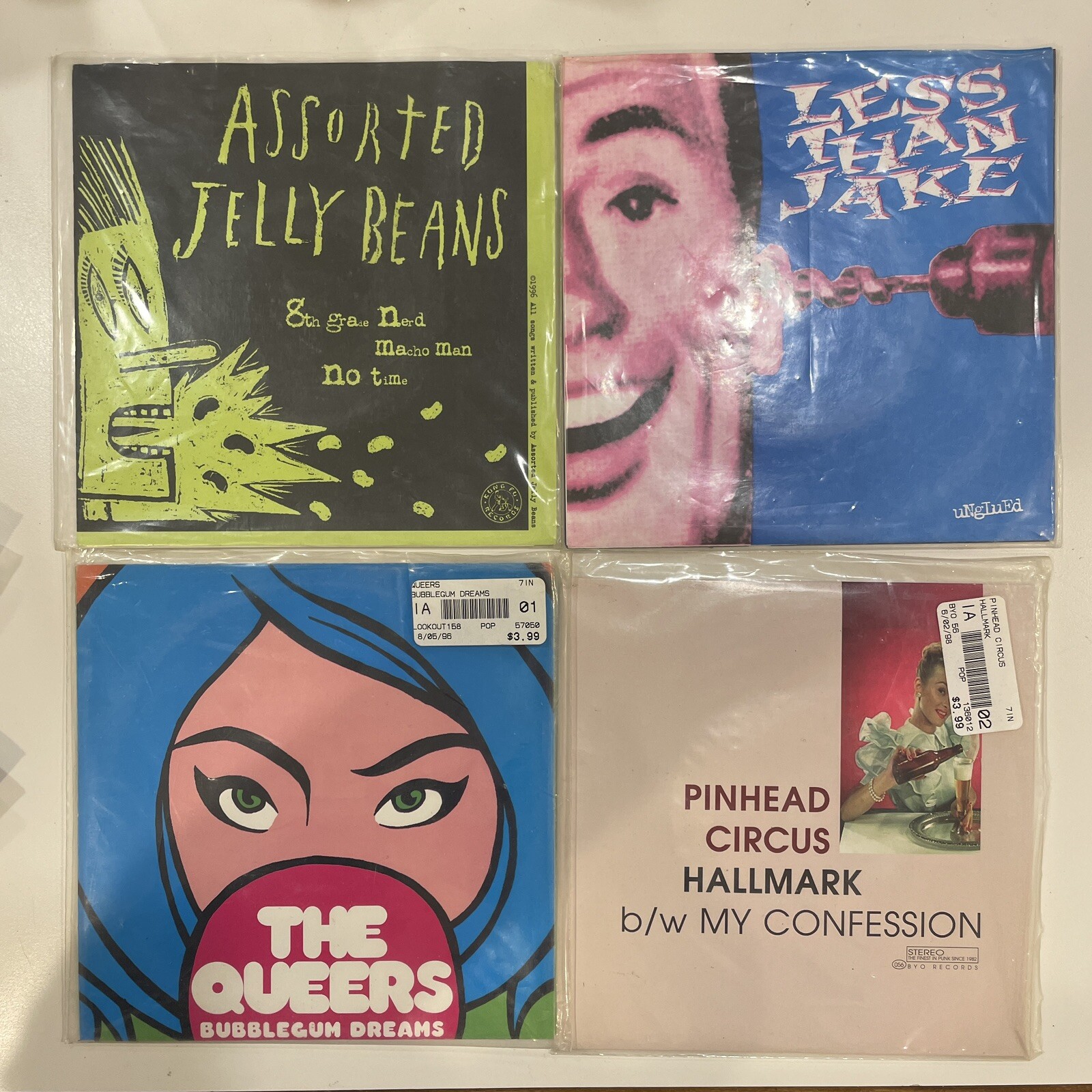 Punk 45 collection. ska pop punk records 21 records total 1990s Early 2000s
