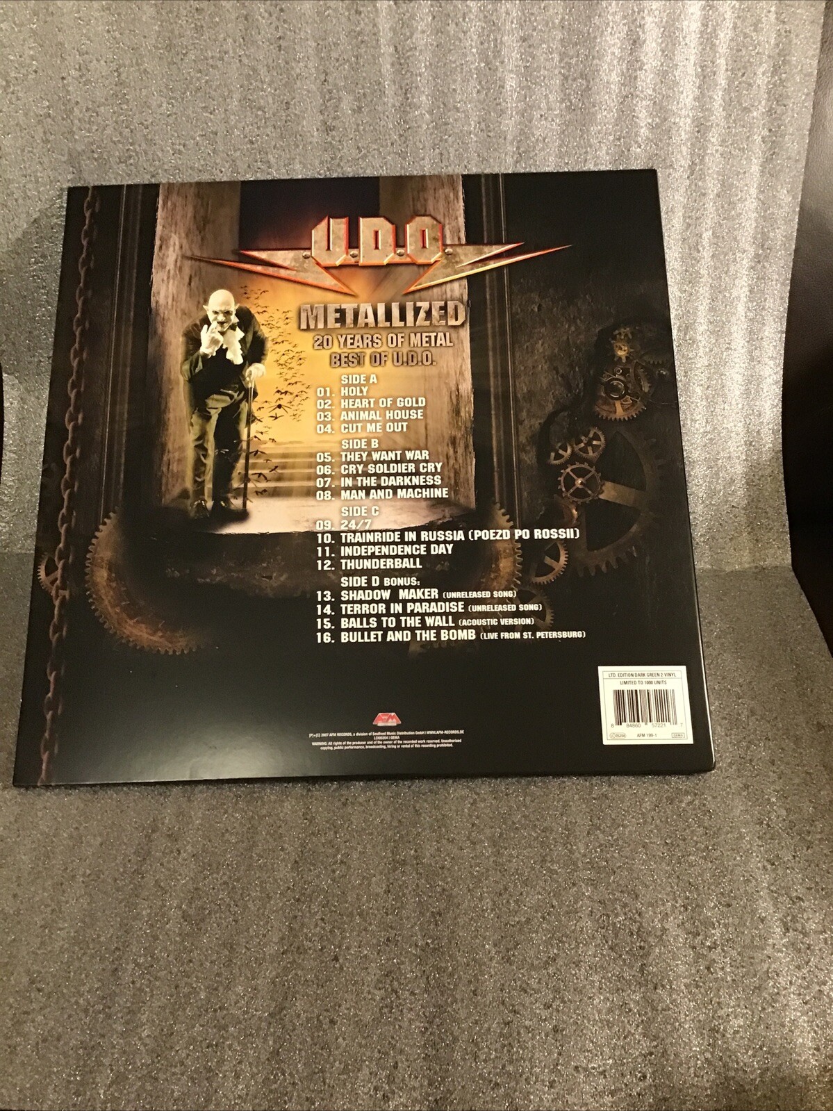 Vinyl Records – U.D.O.- Metallized- Limited Edition Dark Green,New,signed