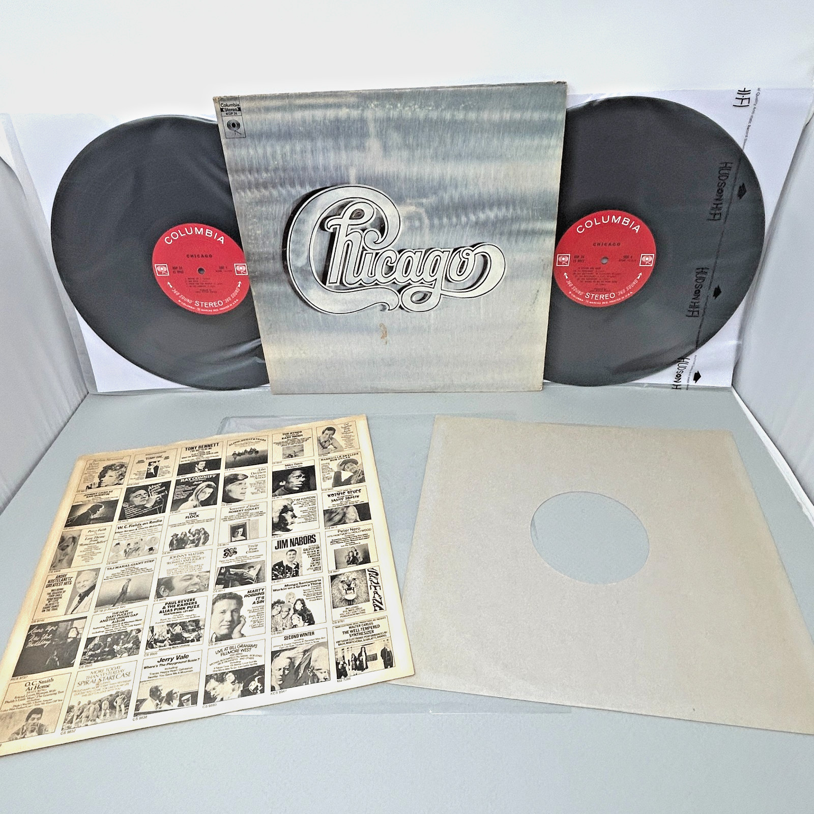 VG+ 1st Press CHICAGO 2XLP GATEFOLD insert kGP24 VINYL II 2ND ALBUM