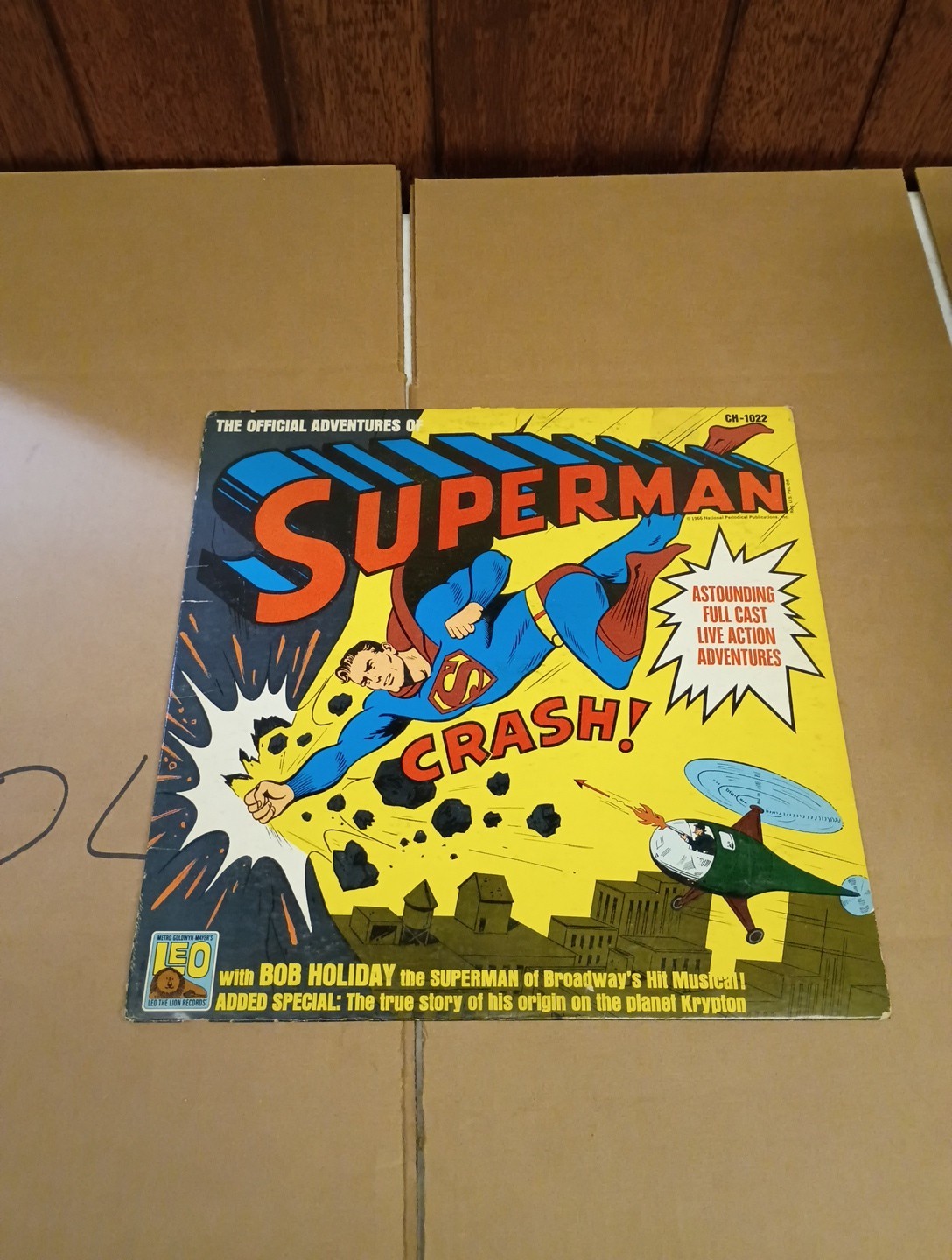 The Official Adventures–Superman LP 1966 LEO THE LION/MGM CH-1022
