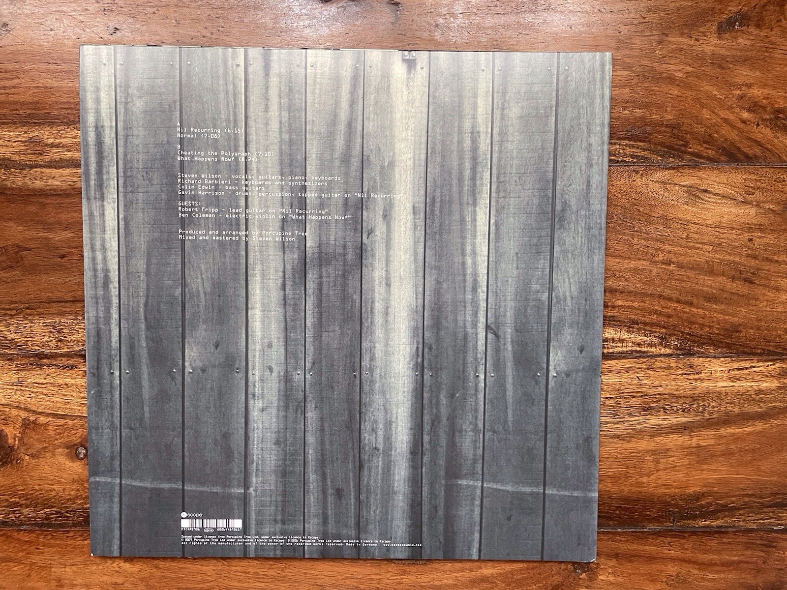 Porcupine Tree : Nil Recurring : Clear 180g Vinyl EP MiniAlbm Remaster 2016 Mint