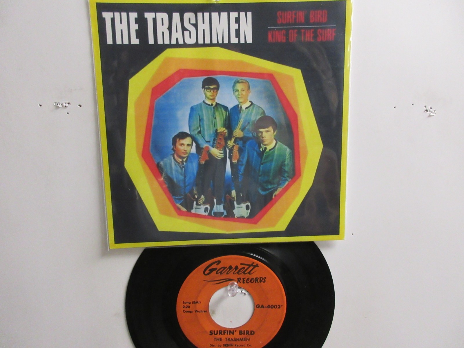 💥 ‘ THE TRASHMEN ‘ HIT 45+PICTURE [SURFIN’ BIRD/ KING OF THE SURF] 1963 ! 💥