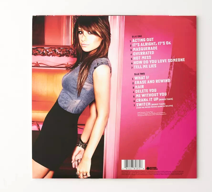 Ashley Tisdale – Guilty Pleasure – Vinyl LP Record Album Red Marbled Translucent