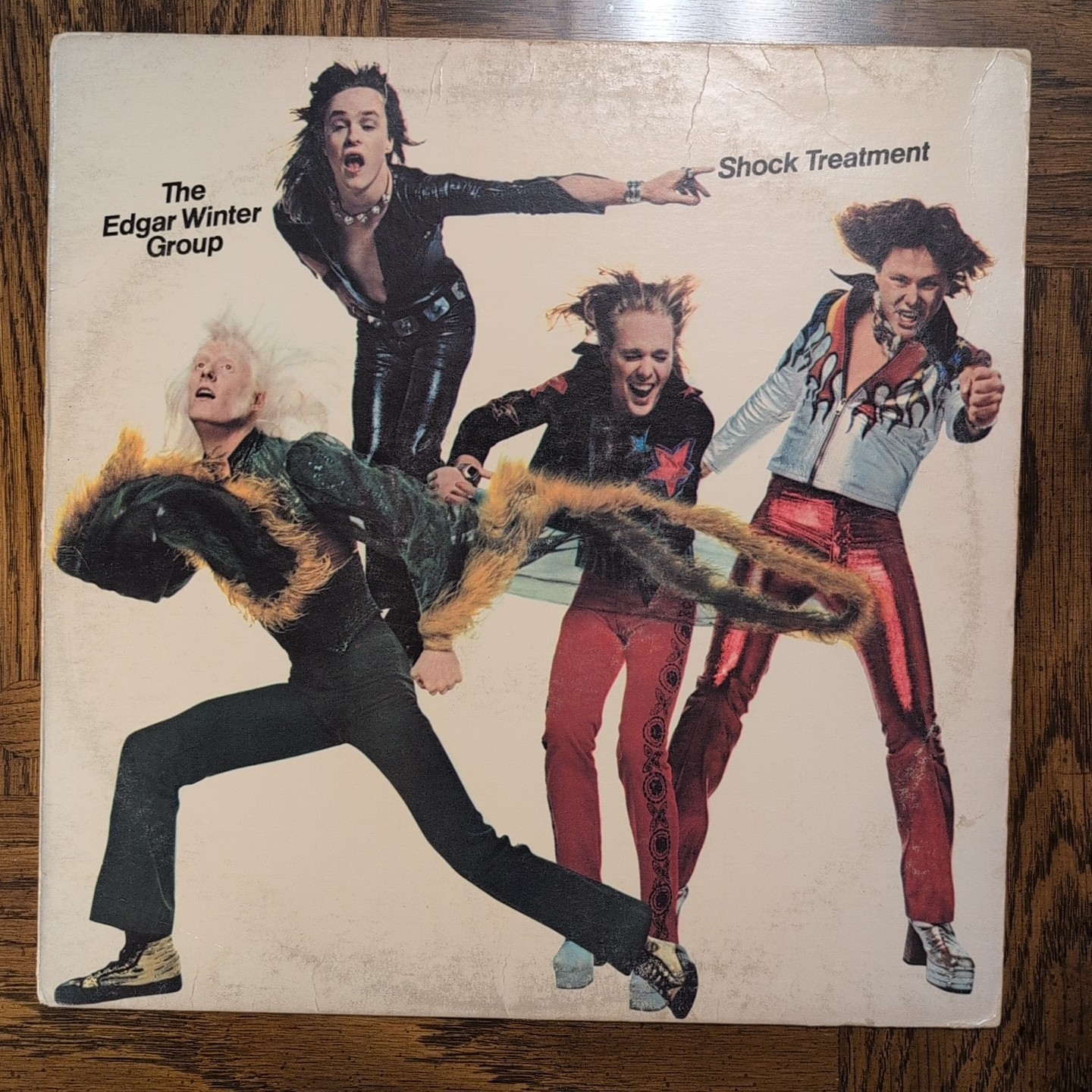 EDGAR WINTER GROUP – Shock Treatment – Vinyl LP 1st Press 1974 Epic PE 32461