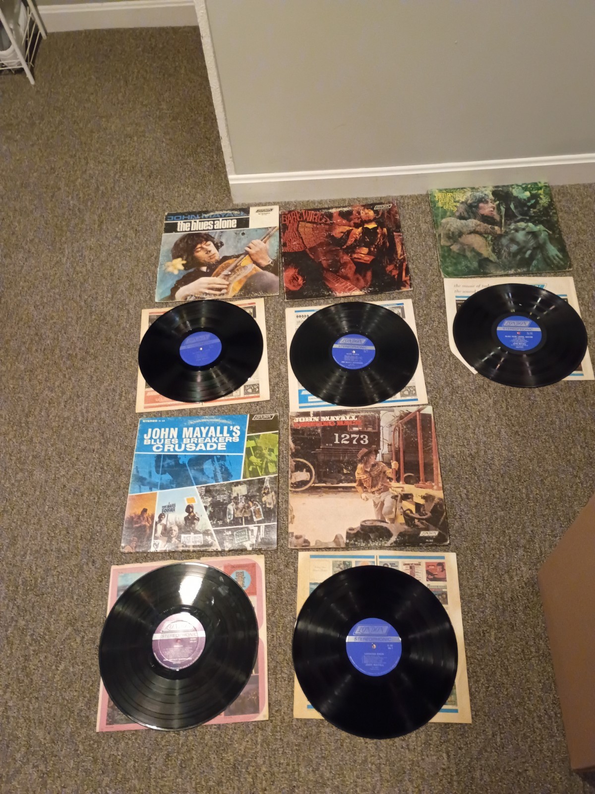 John Mayall Original Vinyl Lot (5 LPs) ‏various Titles All Fully Play Tested