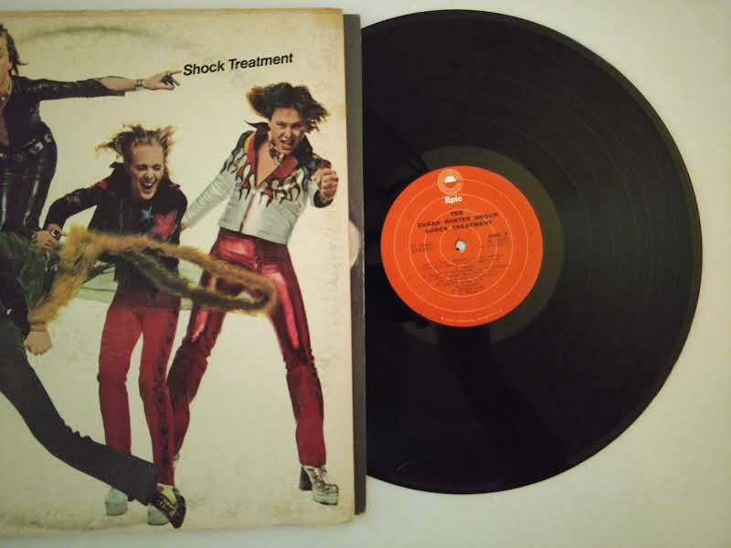 EDGAR WINTER GROUP LP SHOCK TREATMENT 1974 EPIC PE 32461 TERRE HAUTE PRESS