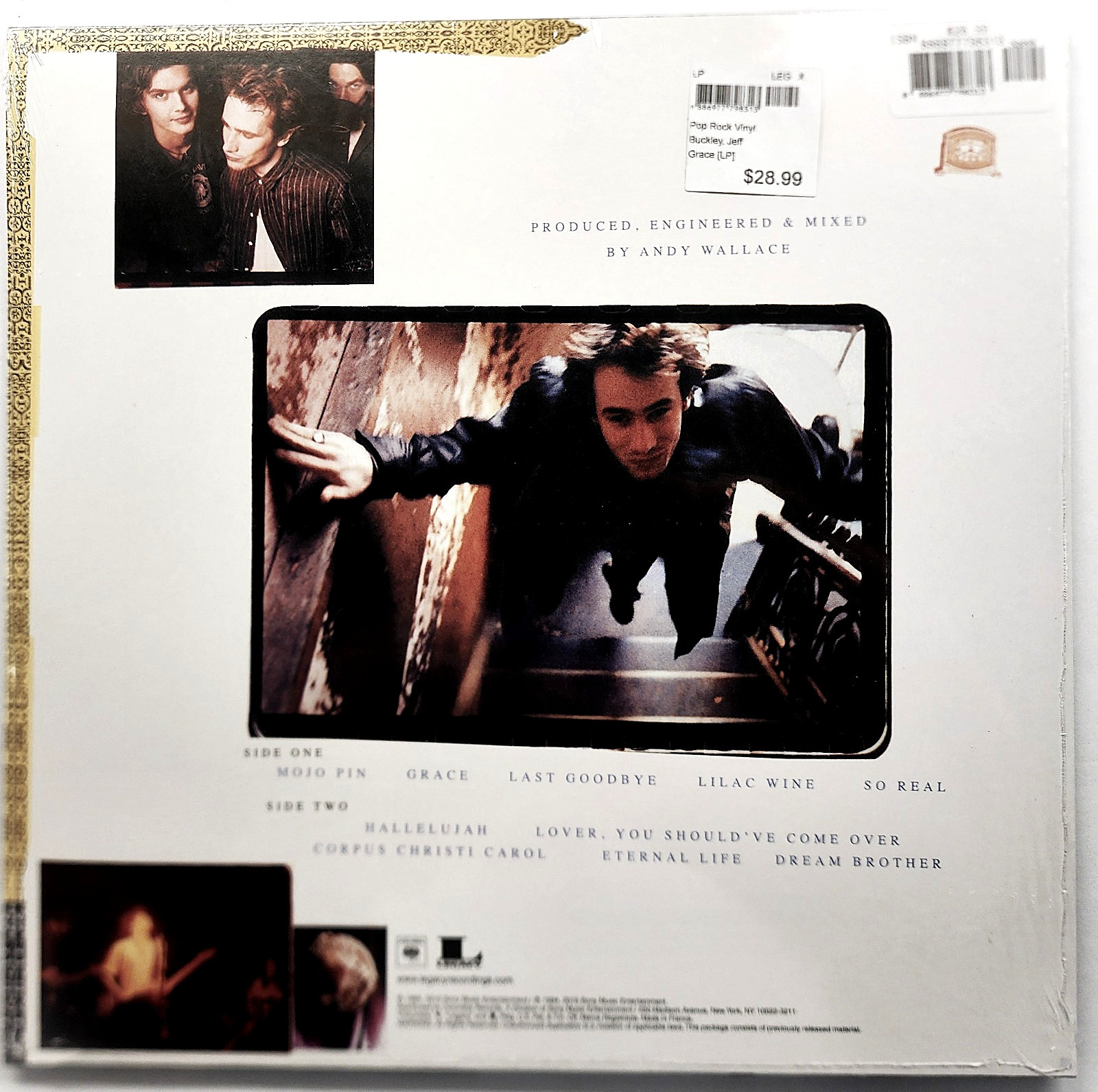 JEFF BUCKLEY / GRACE – Sealed LP M/M (2010, Legacy, France)