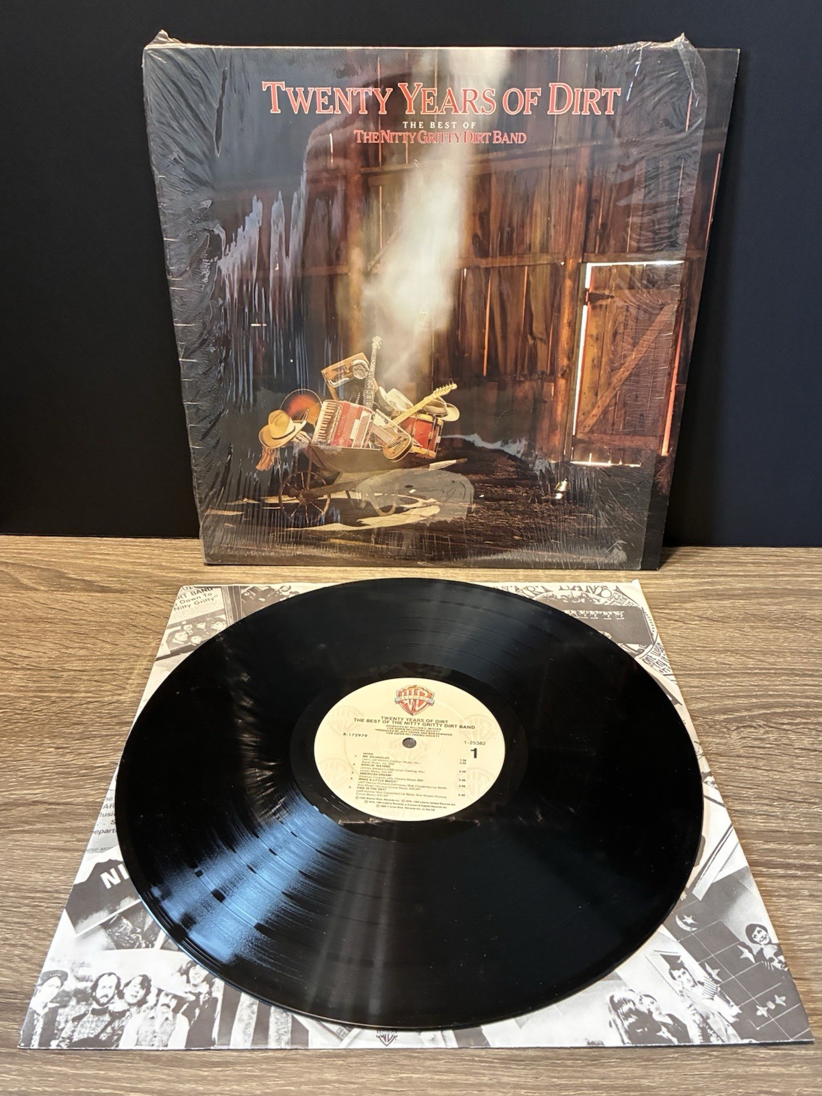 Twenty Years of Dirt The Best of The Nitty Gritty Dirt Band 1986 Vinyl LP Shrink